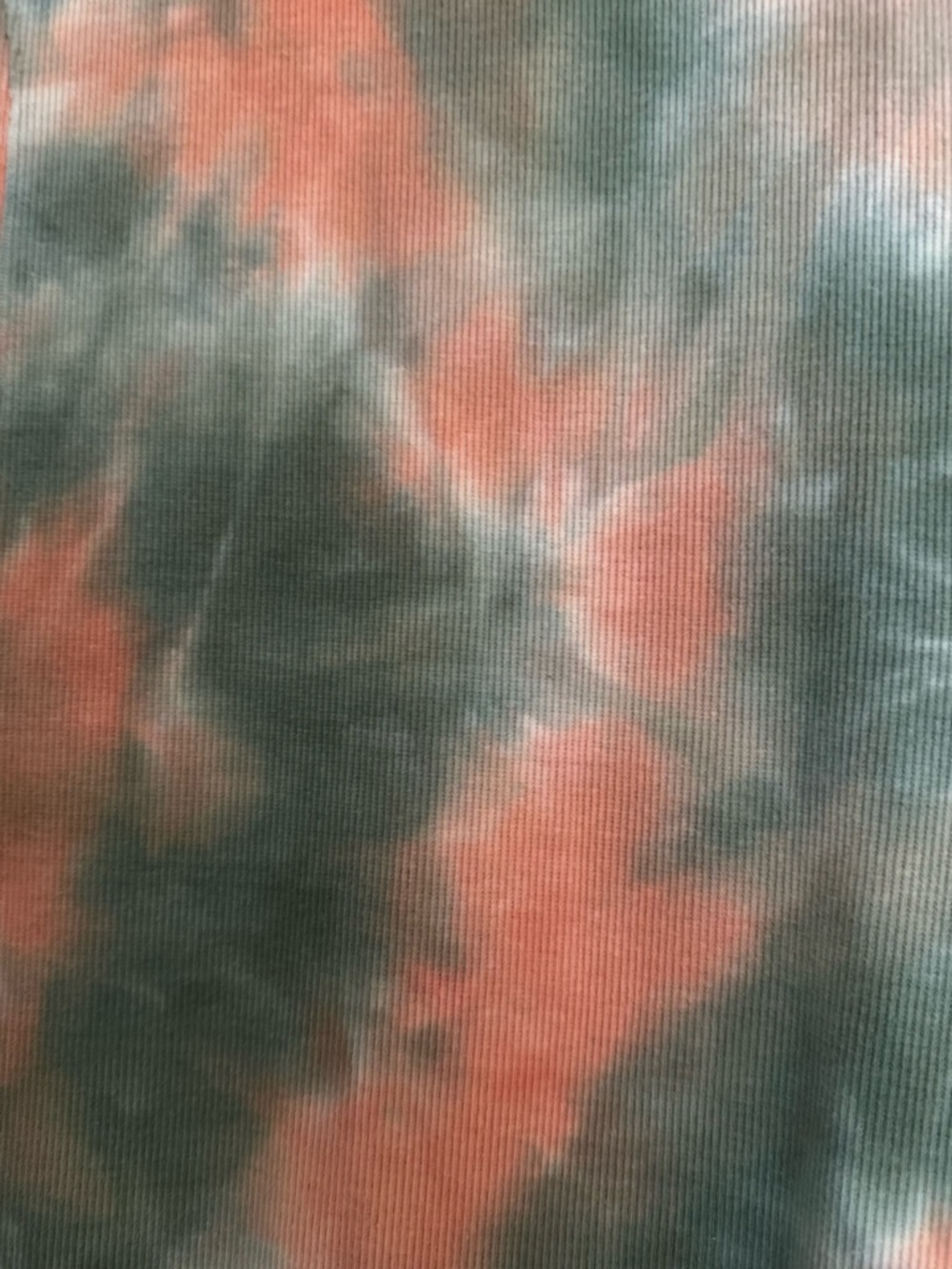 Mystree Olive Green and Rust Tie-Dye Tank Dress - Picture 4 of 6